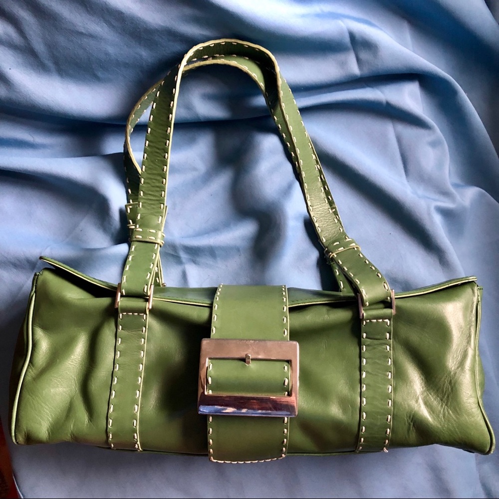 Spectacular Olive Green Designer Bag